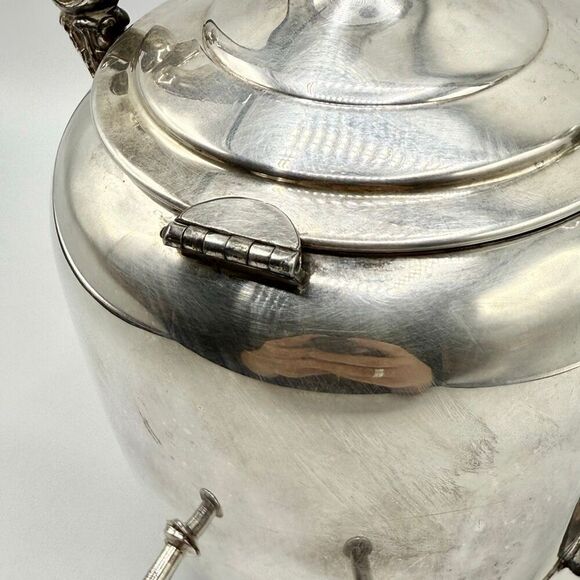 F B Rogers Vintage 19th Century Silver Plated Tilting Teapot No Stand - Picture 4 of 13